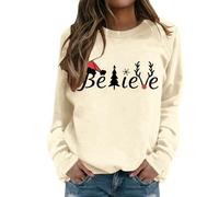 Pull Noel Femme De Noël Moche Sweat Motif 3D Plaid Christmas Mochi Tenue Doux Pulls Drole Sweatshirt À Capuche Haut pour