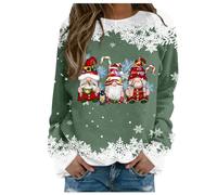 Pull Noel Femme Noel-Noel De Paillettes Laine Chic Renne Noël Drole Thermique Rose Pulls en Moche Le Plus Personnalisé Famille Pull'de Sweatshirt Christmas Sweater Women Sweet Rigolo Sweat Pul Très