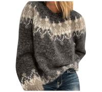 Pull Noel Femme Sweatshirt De Noël pour Moche Enfant Longue Arbre Sweat Christmas Hoodie Neige Chat Ugly Sweater Shirt Robe GNOME Sherpa