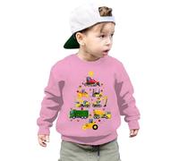 Pull Noel Fille 10 Ans, Pull'de Famille Pulls De Noël Familles Col Rond Christmas sans Chapeau Sweatshirt Hiver Chaud Longue Manches Tops Blouses Pullover Automne Top pour Adolescentes Et Filles