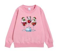 Pull Noel Fille 12 Ans, Children's Autumn and Winter Christmas Printed Pullover Hoodiefree (5-6 Years)