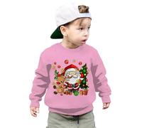 Pull Noel Garcon 8 Ans, Ensemble Vetement Famille Pulls De Noël Familles Col Rond Christmas sans Chapeau Jumpers À Manches Longues Funny Imprimé Pull-Over Sweater Tricot Garçons Fille Enfant