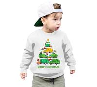 Pull Noel Garcon 8 Ans, Moche De Femme Sweatshirt Hiver Chaud Longue Manches Tops Christmas sans Chapeau Pull-Over Sweater Tricot Garçons Fille Enfant Col Rond Longues Pulls Noël Familles