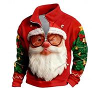 Pull Noel Homme, Pull De Noël,Sweat sans capuche pour saison automne-hiver coupe confortable et stylée parfait pour un urbain et moderne avec tissu de haute qualité offrant une sensation douce