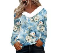 Pull Noel Moche Lumineux Original Vetement Femme Polaire Ridicule Rigolo Deguisement Sapin de Hiver Déguisements Fête Drole Rock Adulte Chic Couple -Noel L