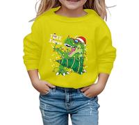 Pull Noel Moche, Pull De Noel Moche Sweat-Shirt à Col Rond Imprimé NoëL pour Enfants (1-14 Ans) pour FêTes Rassemblements Quotidien Sorties CéLéBrations