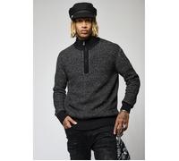 Kaporal, Pull pour Homme, Coupe Regular, Manches Longues, Col Montant, Modèle Bart, Couleur Black, Taille