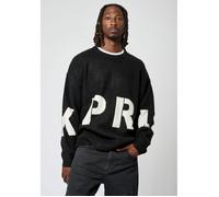 Pull noir Homme KAPORAL KOCHI - Maille - Col rond - Bord-côtes S