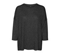 Pull Noir Oversize En Maille Manches 3/4 Brianna Femme Vero Moda