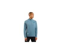 Pull odlo 1 2 zip essential ceramiwarm bleu homme