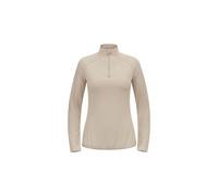 Pull odlo zeroweight warm 2 0 1 2 zip beige femme