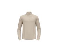 Pull odlo zeroweight warm 2 0 1 2 zip beige homme