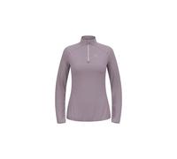 Pull odlo zeroweight warm 2 0 1 2 zip mauve femme