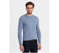 Pull - Ombre - Pour Homme - Coupe près du corps - Bleu clair - Viscose et nylon L
