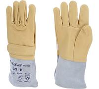 Pull-on gloves for electrician's protective gloves for size 8 + 9