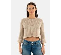 Pull - ONLY - Onlnola Life Noos - Manche 3/4 - Beige XS