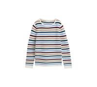 Pull ottoman texturé femme Tom Tailor Bleu XS