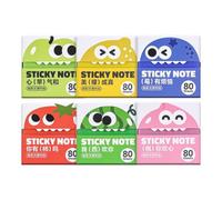 Pull Out Memo Pads Transparent Pull Out Reusable Cute