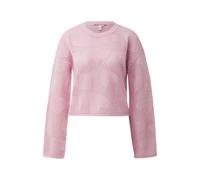 Pull ouvert à motif cœur tricoté femme QS Loose Fit Rose M
