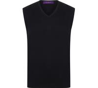 Henbury - Pullover sans manches avec col en V - Homme (L) (Noir) - UTRW663 Noir