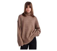 Pull-over femme - PIECES - Nancy - Col roulé - Manches longues - Oversize S