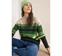 Pull-over mouliné rayé
