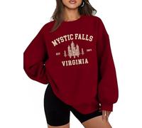 Pull-over Mystic Falls Virginia Mystic Falls Virginia Pull-over Mystic Falls Sweatshirt Virginia Pull-overs, bordeaux, XXL