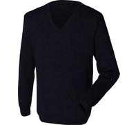 Henbury - Pullover avec col en V - Homme (2XS) (Bleu marine) - UTRW659 Bleu Marine