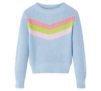 Pull-over tricoté pour enfants bleu 116 vidaXL