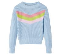 Pull-over tricoté pour enfants bleu 116 vidaXL