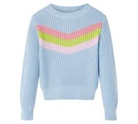 Pull-Over Tricoté Pour Enfants Bleu 128