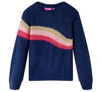 Pull-Over Tricoté Pour Enfants Bleu Marine 128
