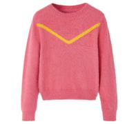 Pull-over Tricoté pour Enfants Manches Longues Tout-petits Rose Vieux 140 vidaXL