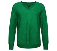 Pull oversize col V femme Superdry Vert XS