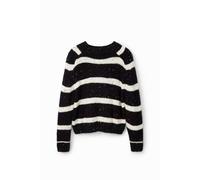Desigual - Pulls à col rond - Femme - Pulls - Noir - Taille: 44 FR