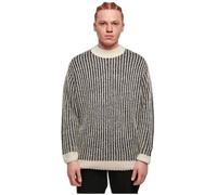 Pull oversize Urban Classics Two Tone - blanc/noir - M
