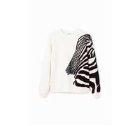 Pull oversize zèbre femme Desigual