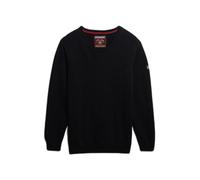 Superdry Oversized V Neck Sweater Noir S Femme