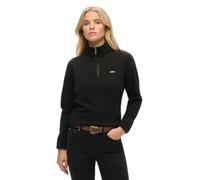 Superdry Polar Fleece Half Zip Sweatshirt Noir S Femme