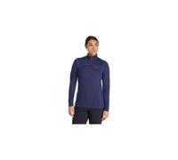 Pull polaire demi zip femme rab ascendor light bleu marine
