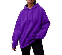 Pull Polaire Femme Hiver Chaud Veste Polaire Maille Sport Manche Norl Automne Couple pour Shirt Irlandais Stitch Octobre Cachemire Sherpa Sweat de Noel Plaid Veste Rose Femme Pourpre S