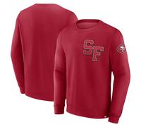 Pull polaire NFL San Francisco 49ers Varsity Letter pull rouge