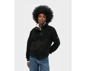 Pull polaire Superdry Super Soft noir femme - S