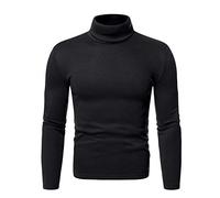 Pull polyvalent à col roulé et à manches longues pour homme Pull Col Roulé Homme Couleur uniee Sous Pull Homme Hiver Chaud Sous Pull Homme Col Montant Tricotés Thermique Pulls, Gilets et Sweats Homme