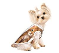 Pull pour chien avec deux chats mignons - T-shirt pour petits chiens - Pull pour animaux de compagnie - Convient pour les petits animaux de compagnie