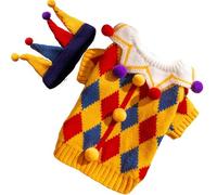 Pull pour chien - Chapeau d'hiver pour chien, pull confortable pour chat | Pull tricoté chaud et élégant pour animaux de compagnie de petite taille, moyenne et grande taille pour l'hiver, le fest