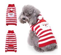 Pull pour Chien de Noel, Pet Xmas Pull Overs, Costume de Noël pour Chien, Chandails De Noël pour Chat et Chiot pour Border Collie, Petite Femelle Golden Retriever