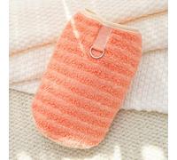 Pull pour chien en peluche chaude pour l'hiver - Joli gilet touffeté en polaire pelucheuse avec anneau en D - Manteau doux et moelleux pour animal de compagnie pour temps froid, intérieur ou extérieur