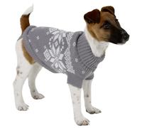 Kerbl Pull-over Lillehammer Gris/Blanc Taille S 35 cm