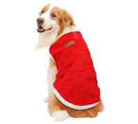 Pull pour Chien Moyen, Veste d’Hiver pour Chien | Pull d’Hiver pour en Peluche - Manteau d'hiver pour Chats, Pyjama pour Chiens, Gilet de Neige épais pour Chiens de Taille Moyenne et Grande, Fou